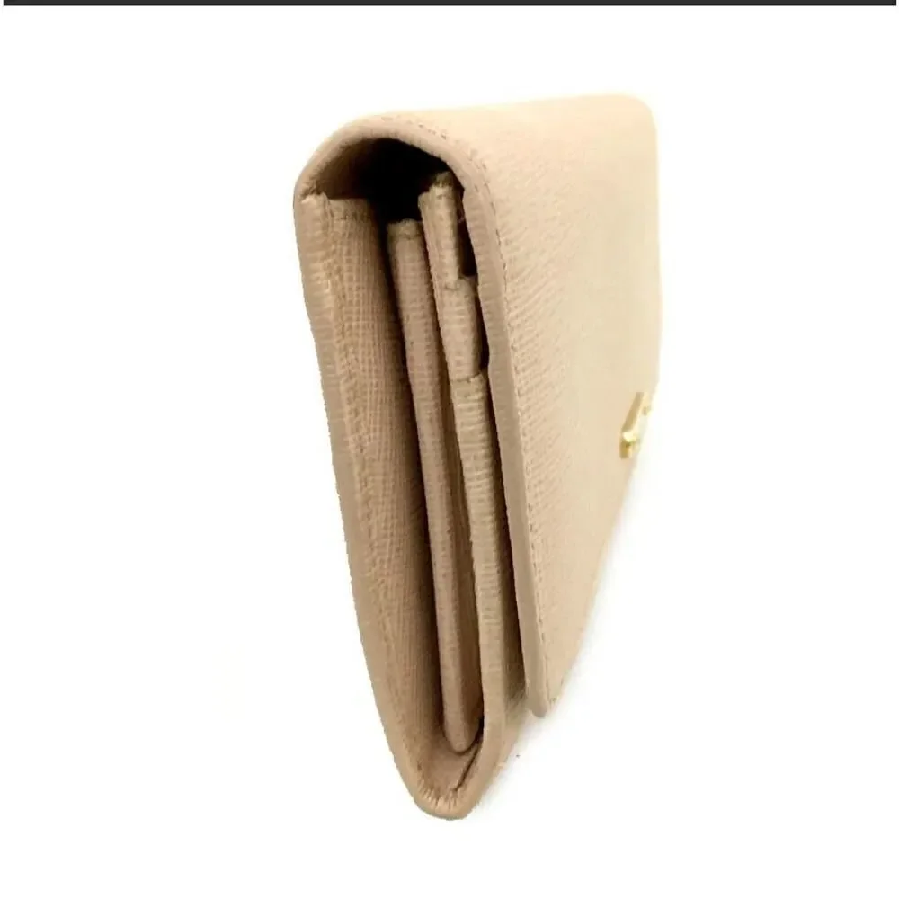 FENDI Continental Leather Bifold Long Wallet/1J6630